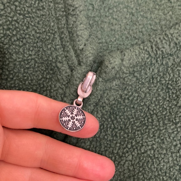 Northern Reflections Fleece Jacket Womens Large Green Christmas Cute Snowman - Picture 5 of 16